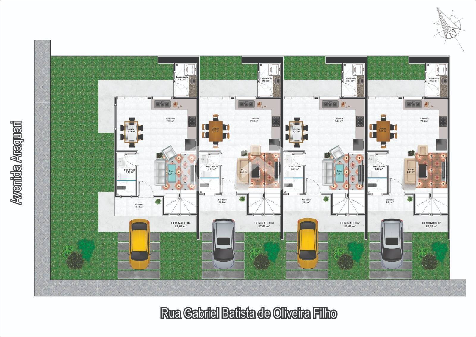 Casa, 3 quartos, 87 m² - Foto 5