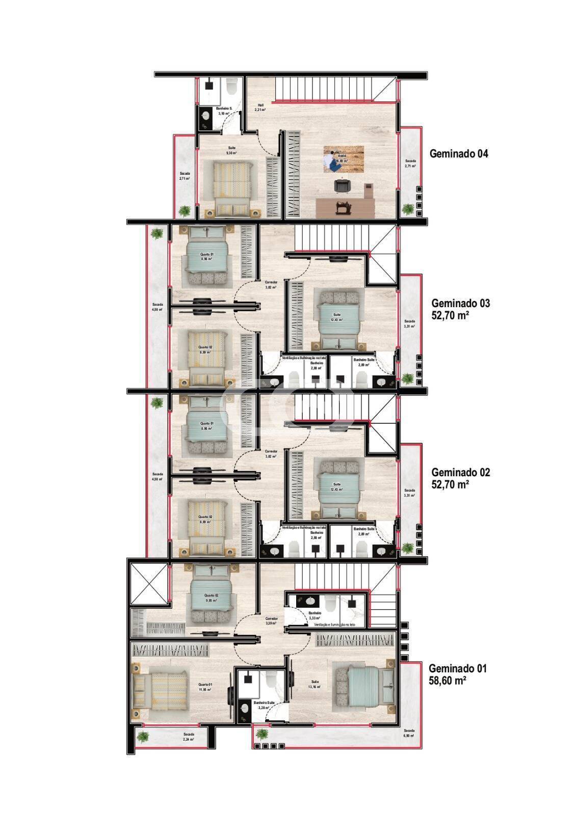 Casa, 3 quartos, 117 m² - Foto 33